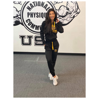 Pantalon de jogging en molleton de coton de haute qualité pour femmes IFBB Pro