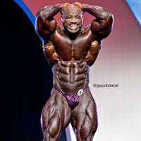 Pantalon de bodybuilding CJ's Elite BLACK BASED FUSCHIA SHATTER CRACKED ICE