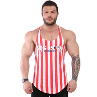 Big Sam zweifarbiges Stringer-Baumwoll-Tanktop 2282